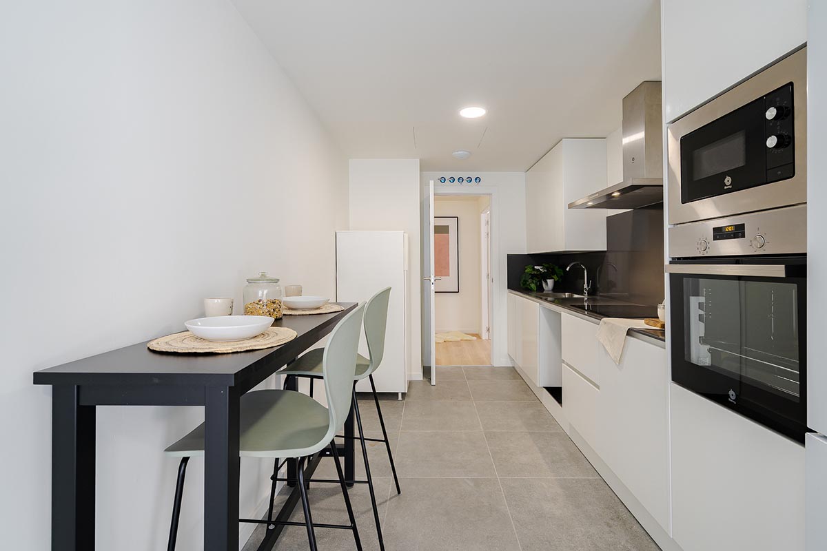 Render Cocinas amuebladas